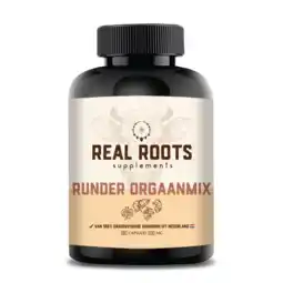 De Online Drogist Real Roots Runder Orgaanmix Capsules aanbieding