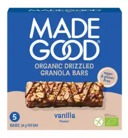 De Online Drogist Made Good Vanilla Granola Bars aanbieding