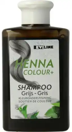 De Online Drogist Evi Line Henna Colour+ Shampoo Grijs aanbieding