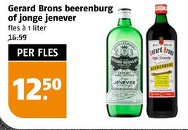Poiesz Gerard Brons beerenburg of jonge jenever aanbieding
