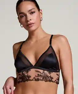 Hunkemoller Hunkemöller Bralette Anouk Zwart aanbieding