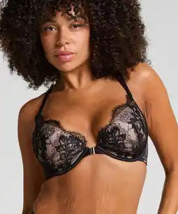 Hunkemoller Hunkemöller Voorgevormde beugel bh Cynthia Zwart aanbieding