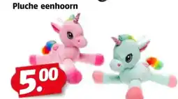 Poiesz Pluche eenhoorn aanbieding