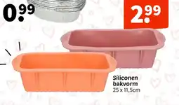 Wibra Siliconen bakvorm aanbieding
