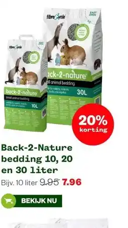 Welkoop Back-2-Nature bedding 10, 20 en 30 liter aanbieding