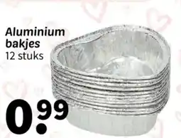 Wibra Aluminium bakjes aanbieding