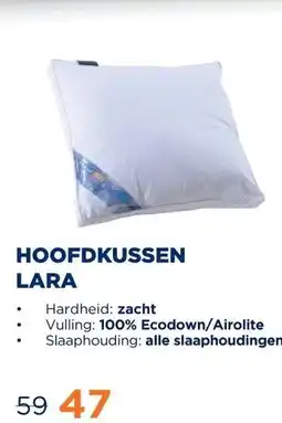 TotaalBED Hoofdkussen Lara ecodown/airolite aanbieding
