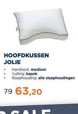 TotaalBED Hoofdkussen Jolie | Kapok aanbieding