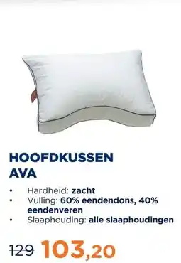 TotaalBED Hoofdkussen Ava | Dons aanbieding