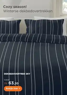 TotaalBED Dekbedovertrek SKY 140 x 200/220 cm aanbieding
