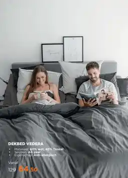 TotaalBED DEKBED VEDERA aanbieding