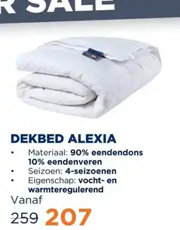 TotaalBED Dekbed Alexia 90% dons | 140 x 200 cm | 4-seizoenen aanbieding
