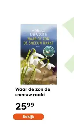 The Read Shop Waar de zon de sneeuw raakt aanbieding