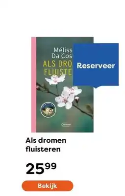 The Read Shop Als dromen fluisteren aanbieding