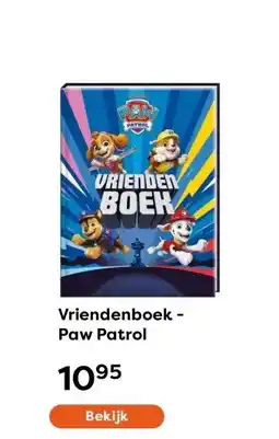 The Read Shop Vriendenboek - Paw Patrol aanbieding