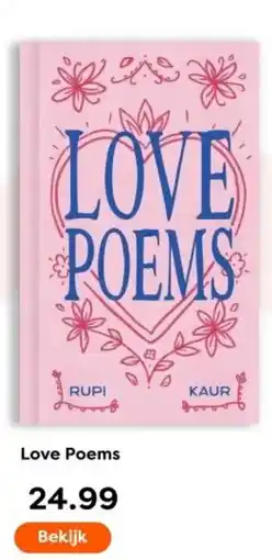 The Read Shop Love Poems aanbieding