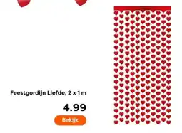 The Read Shop Feestgordijn Liefde aanbieding