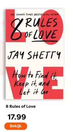 The Read Shop 8 Rules of Love aanbieding