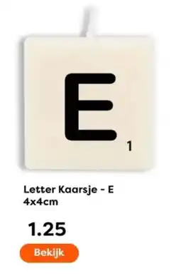 The Read Shop Letter Kaarsje - E aanbieding