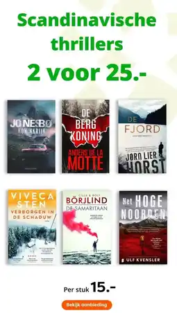 The Read Shop Scandinavische thrillers aanbieding
