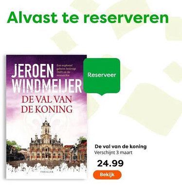 The Read Shop De val van de koning aanbieding