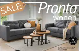 Pronto wonen 3-Zitsbank Arpeggio aanbieding