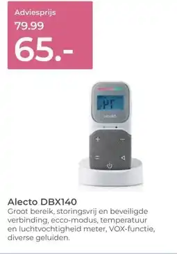 Prenatal Alecto DBX140 aanbieding