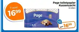 Trekpleister Page toiletpapier Kussenzacht aanbieding