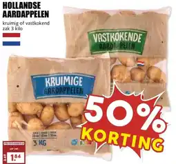 MCD Supermarkt HOLLANDSE AARDAPPELEN aanbieding
