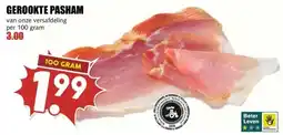 MCD Supermarkt GEROOKTE PASHAM aanbieding
