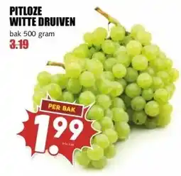 MCD Supermarkt PITLOZE WITTE DRUIVEN aanbieding