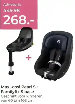 Prenatal Maxi-cosi Pearl S + Familyfix S base aanbieding