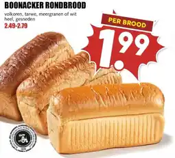 MCD Supermarkt BOONACKER RONDBROOD aanbieding