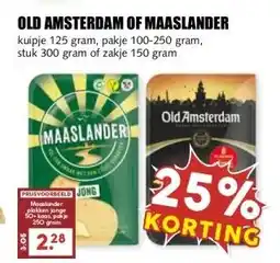 MCD Supermarkt OLD AMSTERDAM OF MAASLANDER aanbieding
