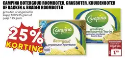 MCD Supermarkt CAMPINA BOTERGOUD ROOMBOTER, GRASBOTER, KRUIDENBOTER OF BAKKEN & BRADEN ROOMBOTER aanbieding