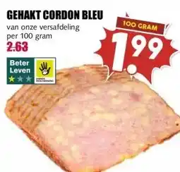 MCD Supermarkt GEHAKT CORDON BLEU aanbieding