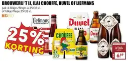 MCD Supermarkt BROUWERIJ 'T IJ, (LA) CHOUFFE, DUVEL OF LIEFMANS aanbieding