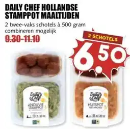 MCD Supermarkt DAILY CHEF HOLLANDSE STAMPPOT MAALTIJDEN aanbieding