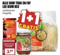 MCD Supermarkt ALLE KOH THAI EN/OF LEE KUM KEE aanbieding