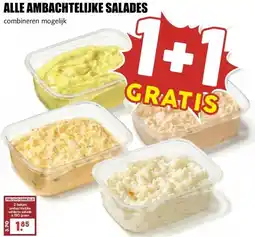 MCD Supermarkt ALLE AMBACHTELIJKE SALADES aanbieding