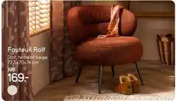 Leen Bakker Fauteuil Rolf aanbieding