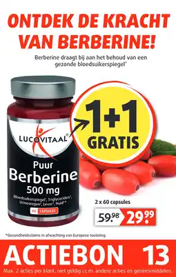 Lucovitaal Puur Berberine aanbieding