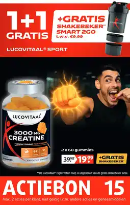 Lucovitaal 3000 MG CREATINE aanbieding