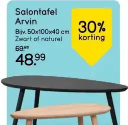 Leen Bakker Salontafel Arvin aanbieding