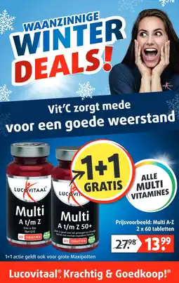 Lucovitaal ALLE MULTI VITAMINES aanbieding