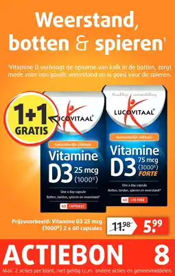 Lucovitaal Vitamine D3 aanbieding