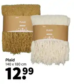 Wibra Plaid aanbieding