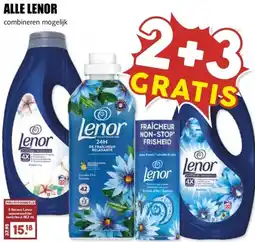 MCD Supermarkt ALLE LENOR aanbieding