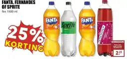MCD Supermarkt FANTA, FERNANDES OF SPRITE aanbieding