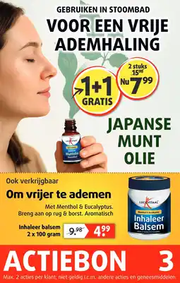 Lucovitaal JAPANSE MUNT OLIE of Inhaleer Balsem aanbieding